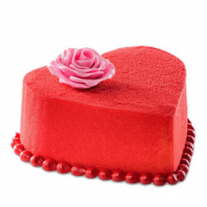 Mini Heart Shape Cake (Red)