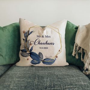 Mr. & Mrs  Personalized Cushion