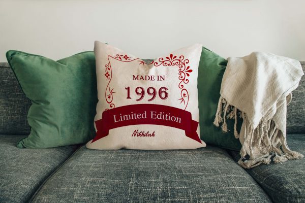 Limited Edition Personalized Cushion