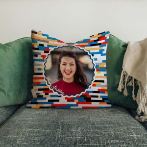 Colorful Birthday Personalized Cushion