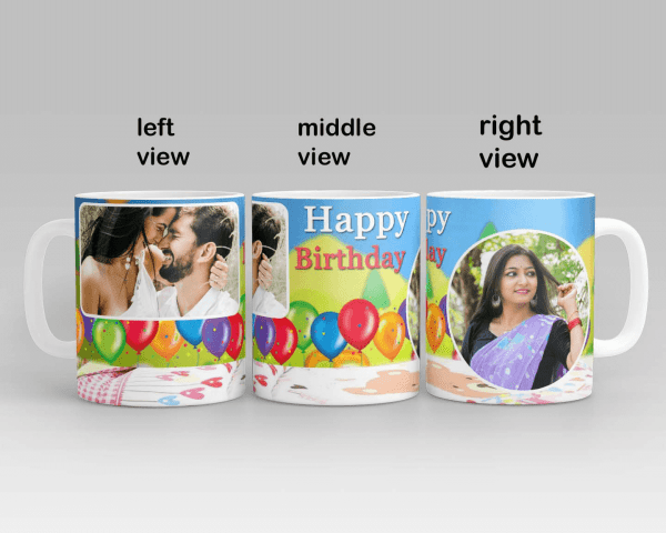 Happy Birthday colorfull Personalized Mug