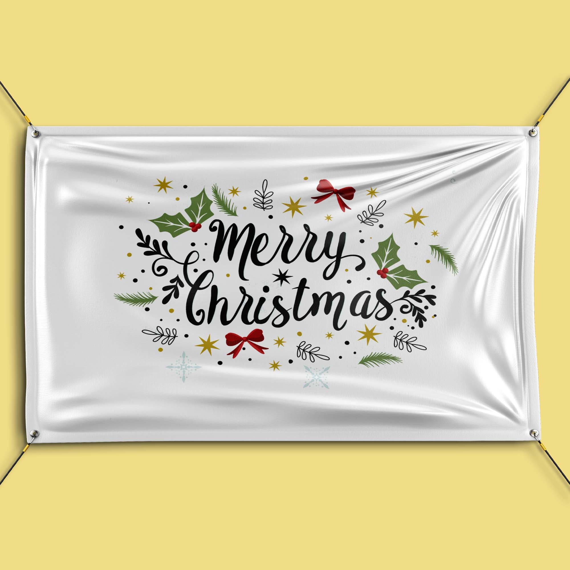 Marry Christmas Flex Banner – 3 x 6 (Ft)