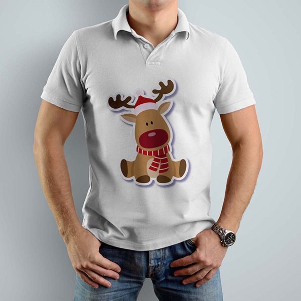 Trendy Christmas Polo T-Shirts for Men
