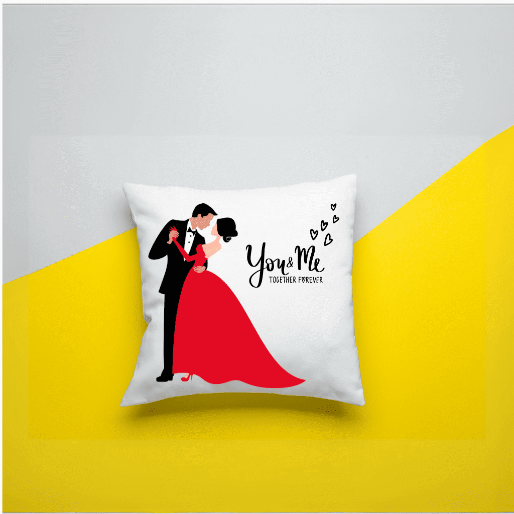 You & Me Together Forever Pillow