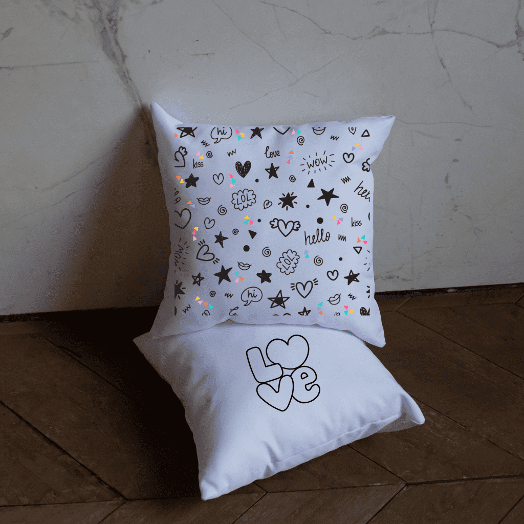 Love Printed Pillow