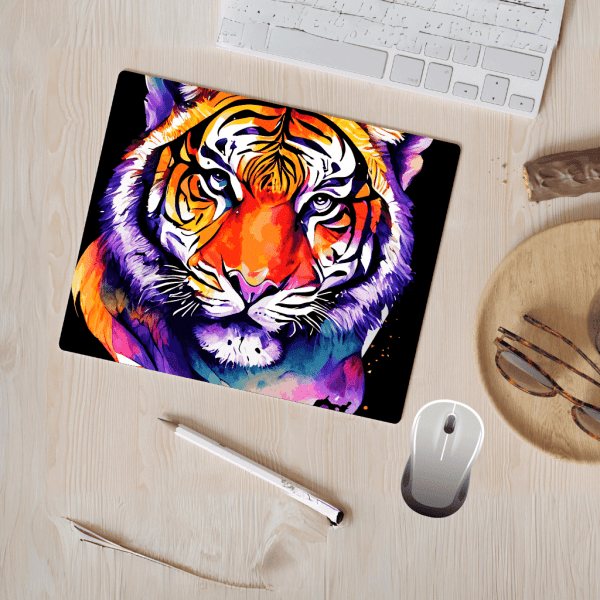 Artistic Tiger - Mouse Pad