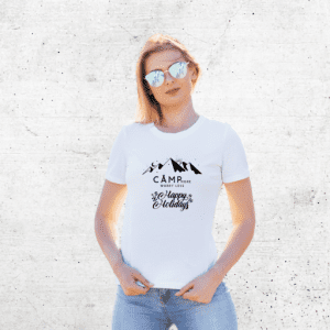 Happy Holiday T-shirt For Woman