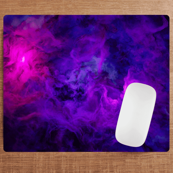 Mysterious Smoke Print - Mouse Pad