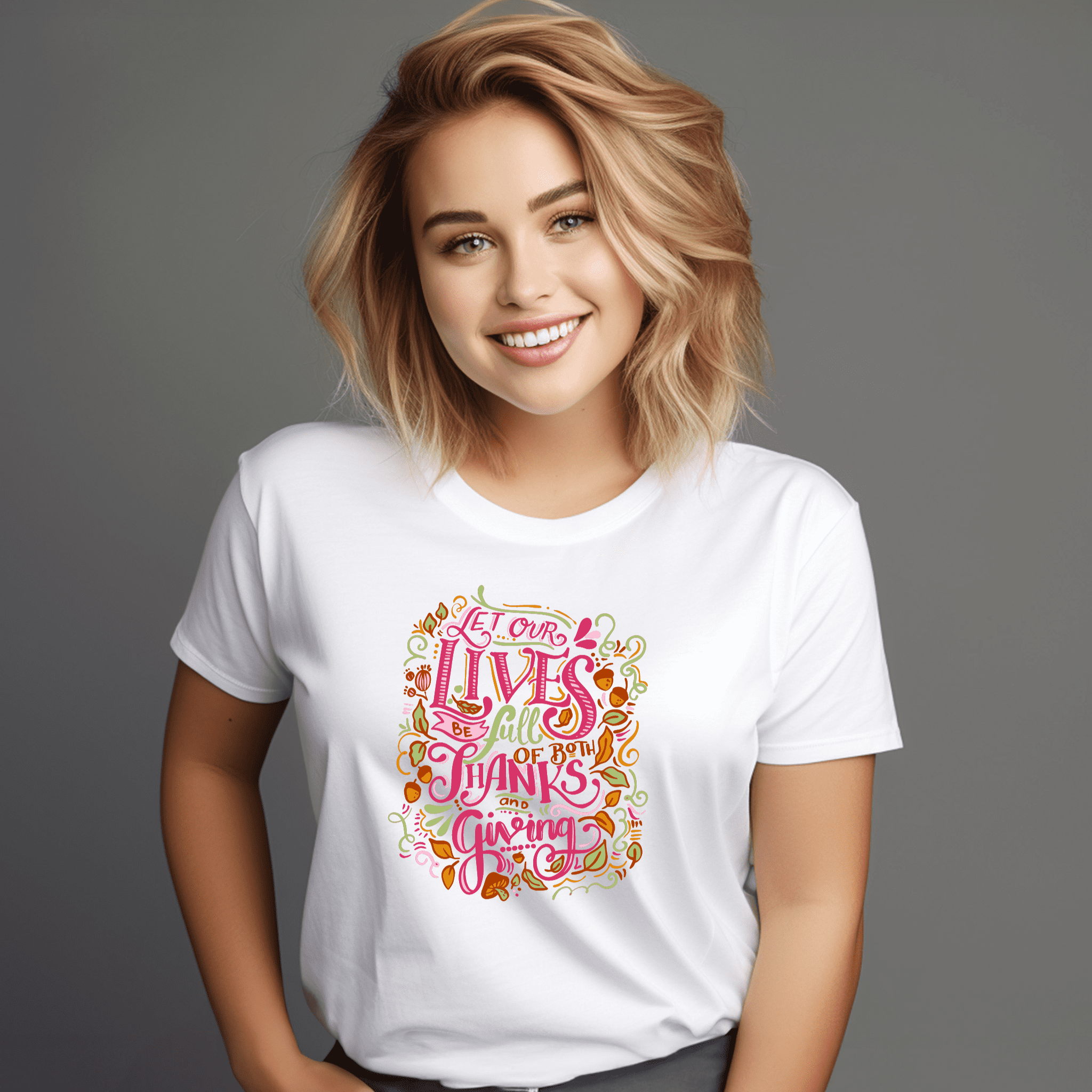 Thanks And Giving T-Shirt For Woman