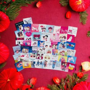 Share Love with 48 Mini Valentine's Day Notes