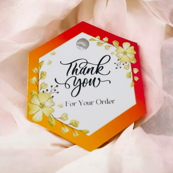 Unique Thank You For Your Order Gift Tags ( 52 tags )
