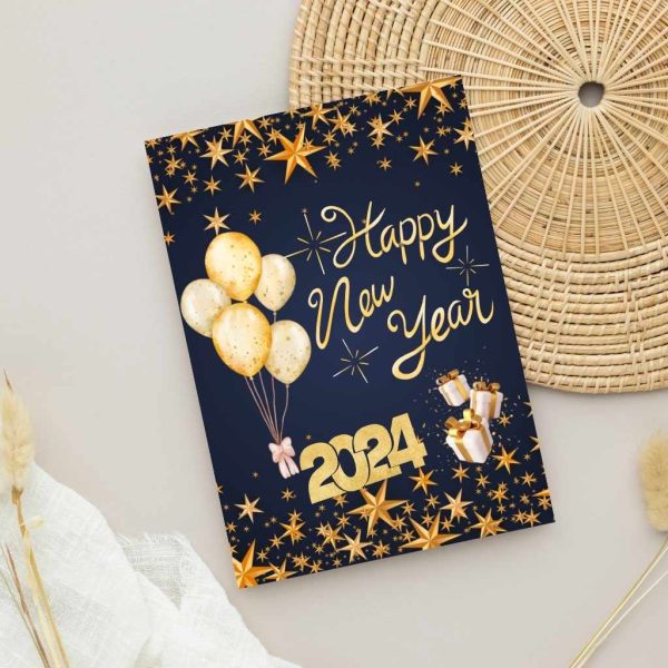 Party Happy New Year Greeting Card