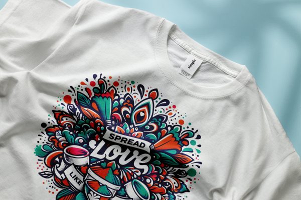 Spread Love Like Love - Holi T-Shirt