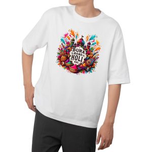 Holi tee, Bura Na Mano Holi Hai shirt, festival t-shirt, colorful Holi top, fun-filled tee.