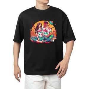 Bura Na Mano Holi Hai: Cool Couple's Vibes Tee Set