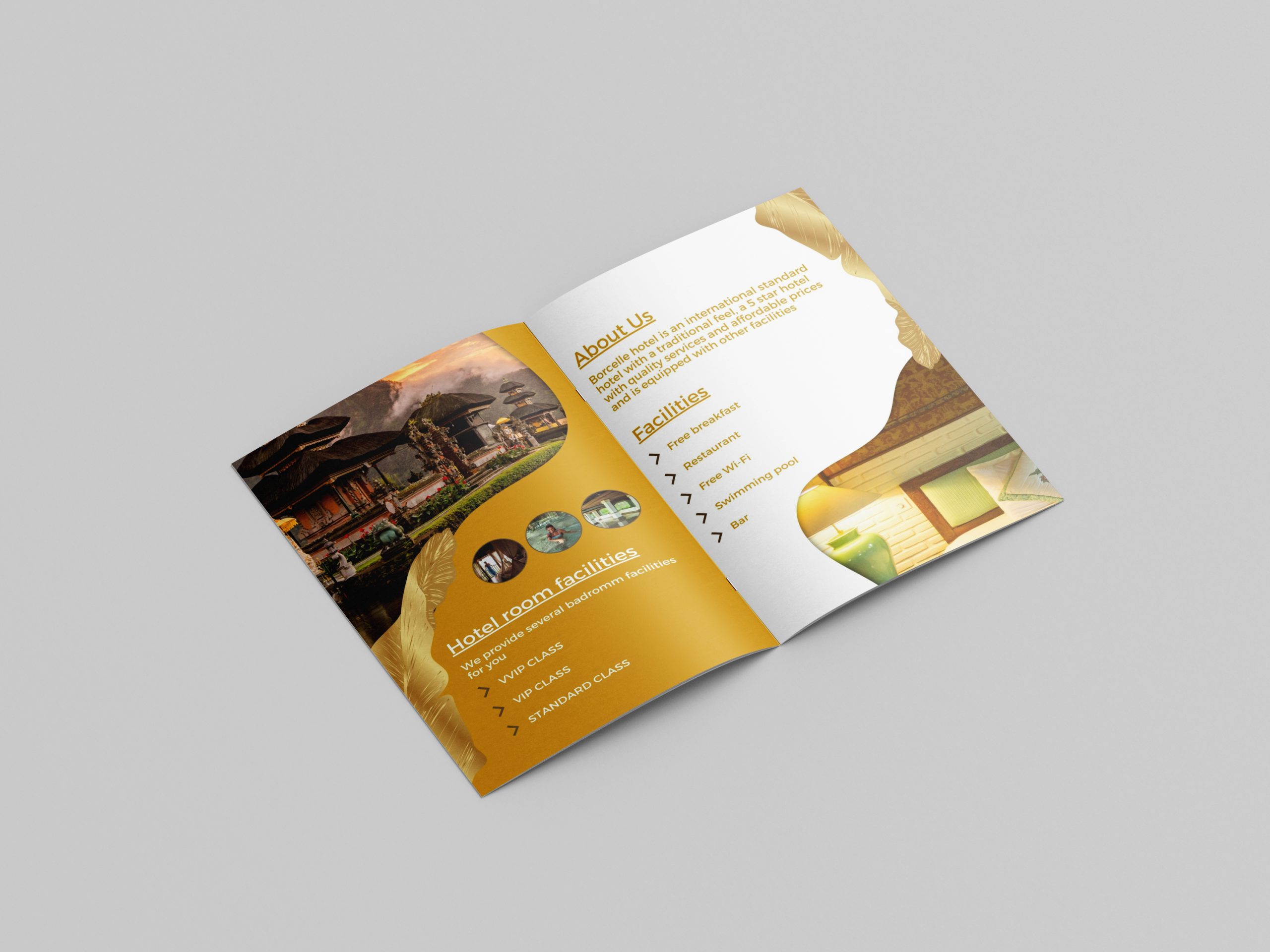 Brochure Half Fold – A4 Size