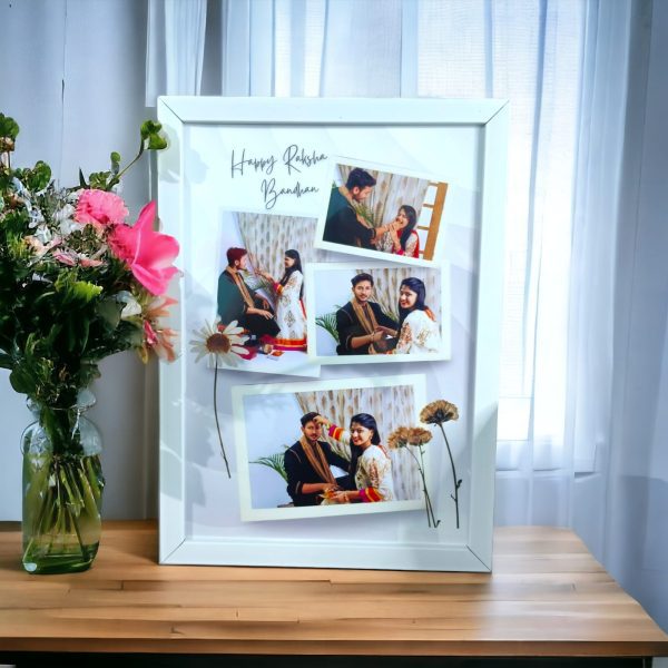 Rakhi Special Photo Frame Gift for Sister or Brother A4